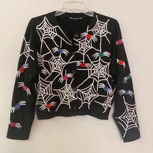 Halloween novelty spider sweater